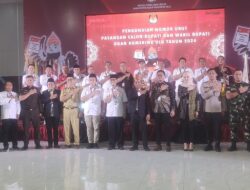 KPU OKU Resmi Tetapkan Nomor Urut Paslon Bupati dan Wakil Bupati Kabupaten OKU